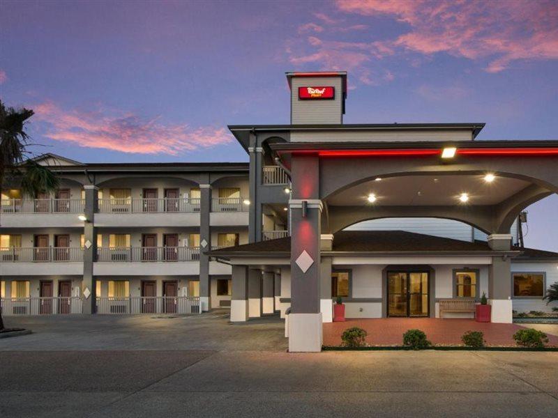 Red Roof Inn Plus + Galveston - Beachfront Eksteriør bilde